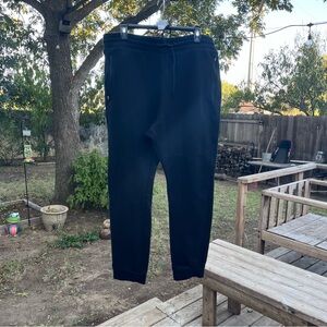 H&M men’s joggers Black. S. XL. Side pockets have zips. Drawstring waistband.